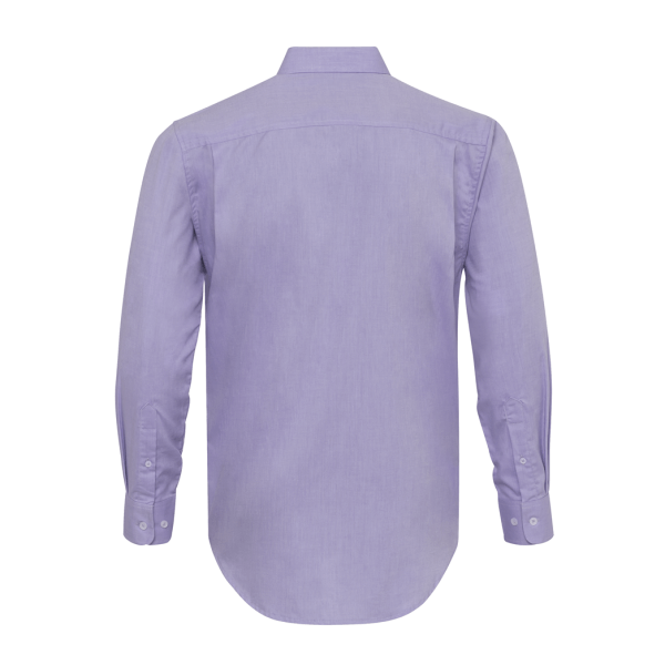 Oxford Thai Purple Long Sleeve Shirt For Men